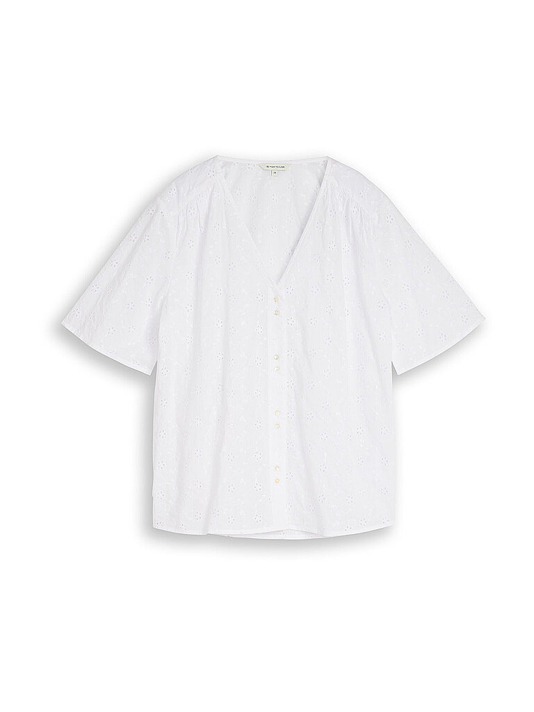 Tom Tailor 1050775 Long Sleeve Blouse White 42 10